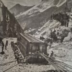 Gigantesco blocco di marmo estratto dalle cave di Carrara destinato allo Stadio della Farnesina di Roma negli anni Trenta.