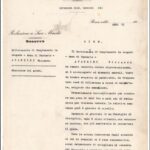Documento originale del Ministero della Guerra del 1929